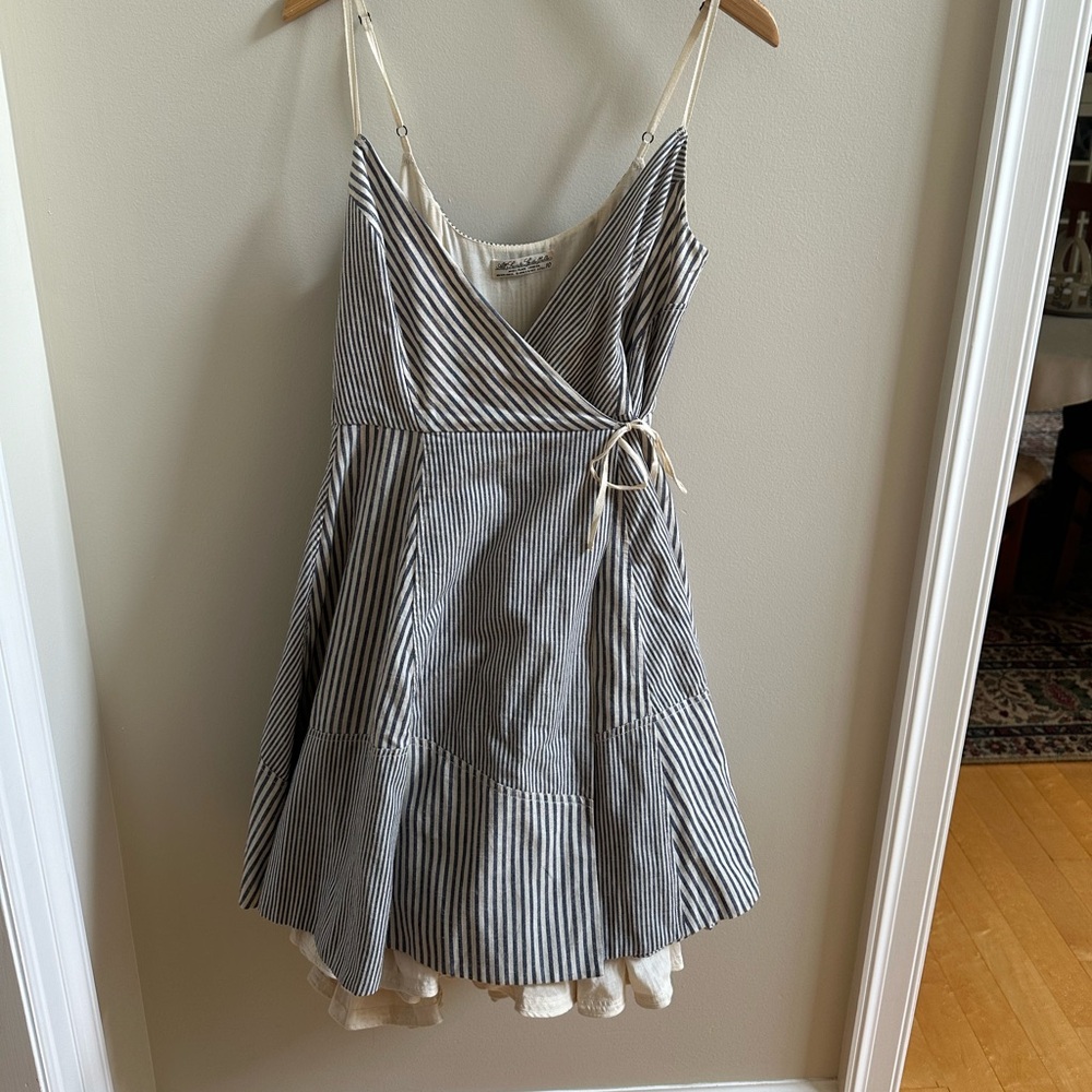 All Saints Spitalfields Celestina Wrap Dress with Petticoat - Picture 2 of 2